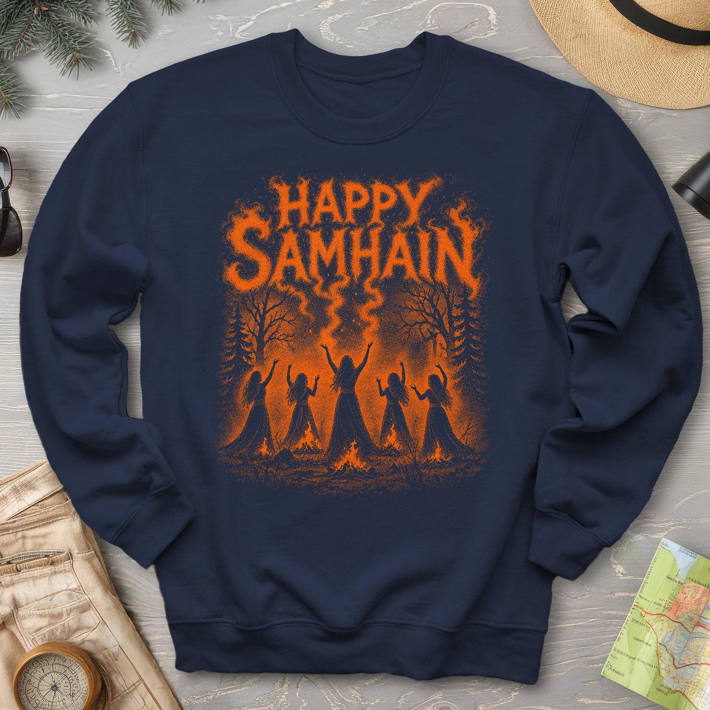 Happy Samhain Druid Sweatshirt