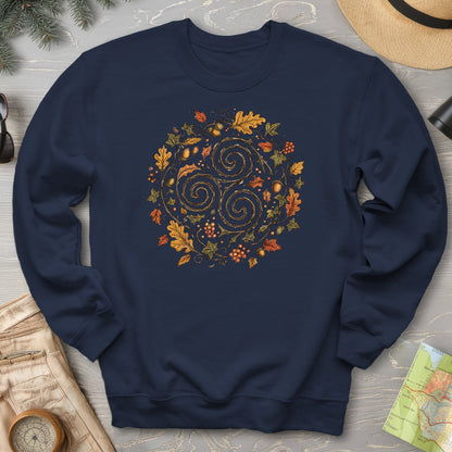Celtic Autumn Spiral Sweatshirt