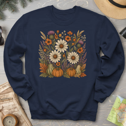 Pumpkin Florals Sweatshirt