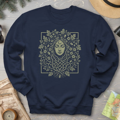 Green Goddess Crest Sweatshirt