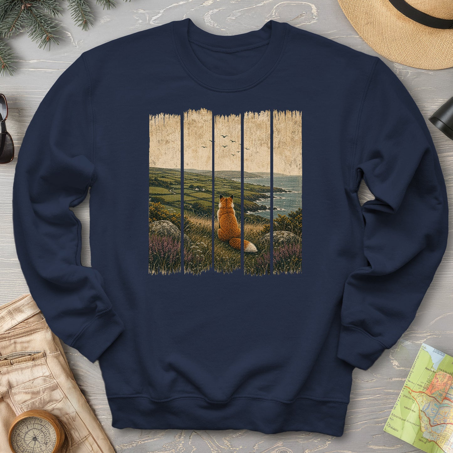 Ireland Fox Panels Sweatshirt
