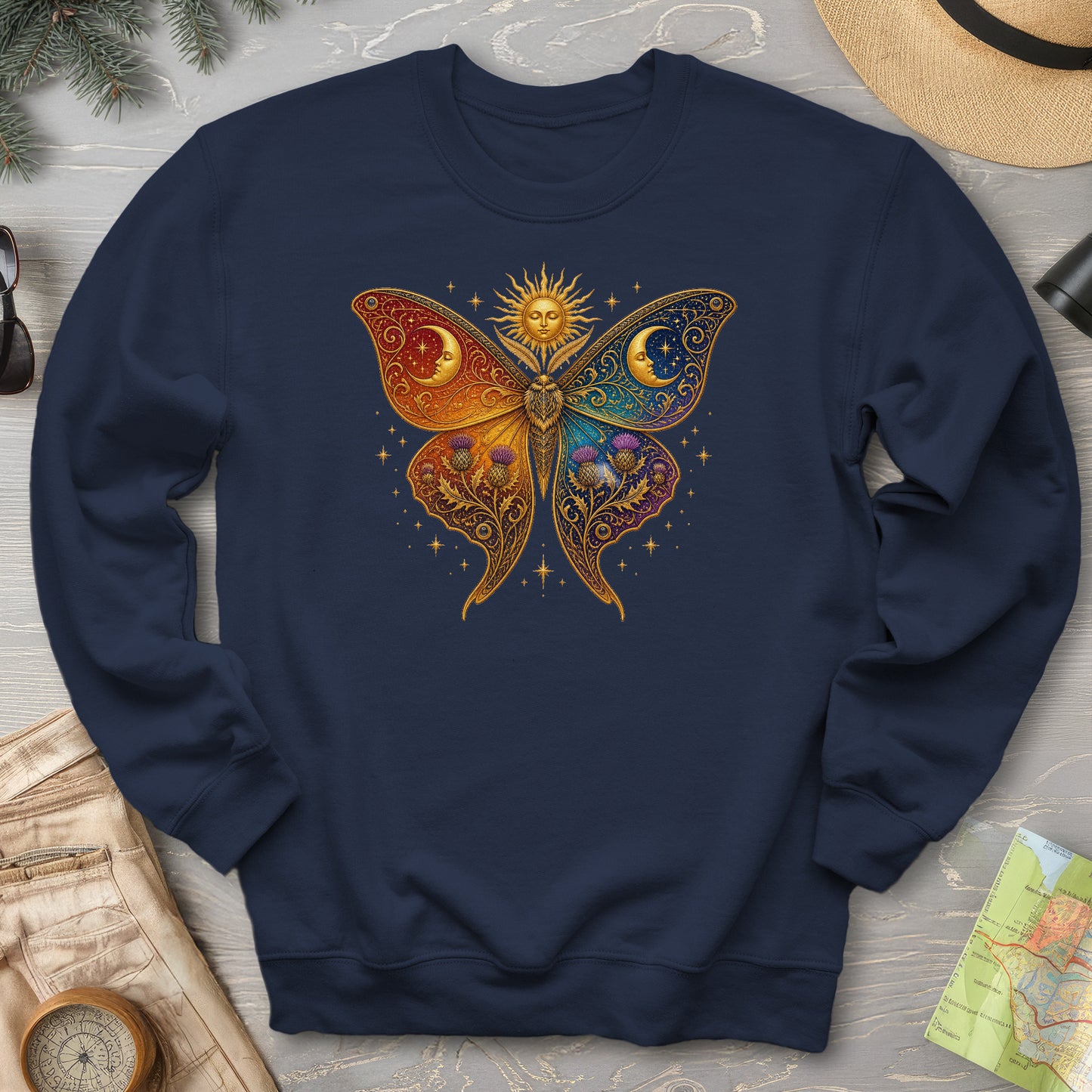 Celestial Butterfly Sweatshirt
