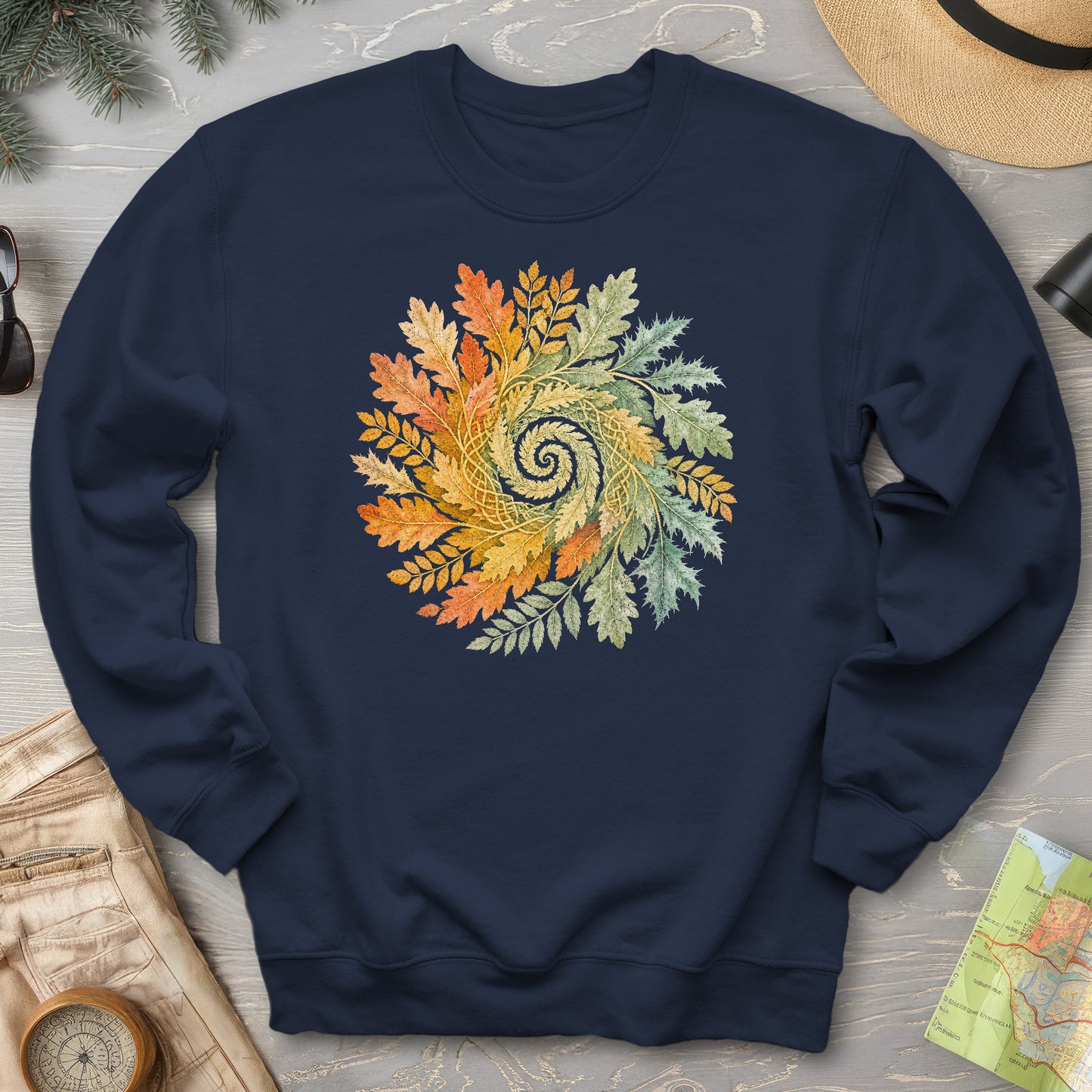 Autumn Spiral Sweatshirt
