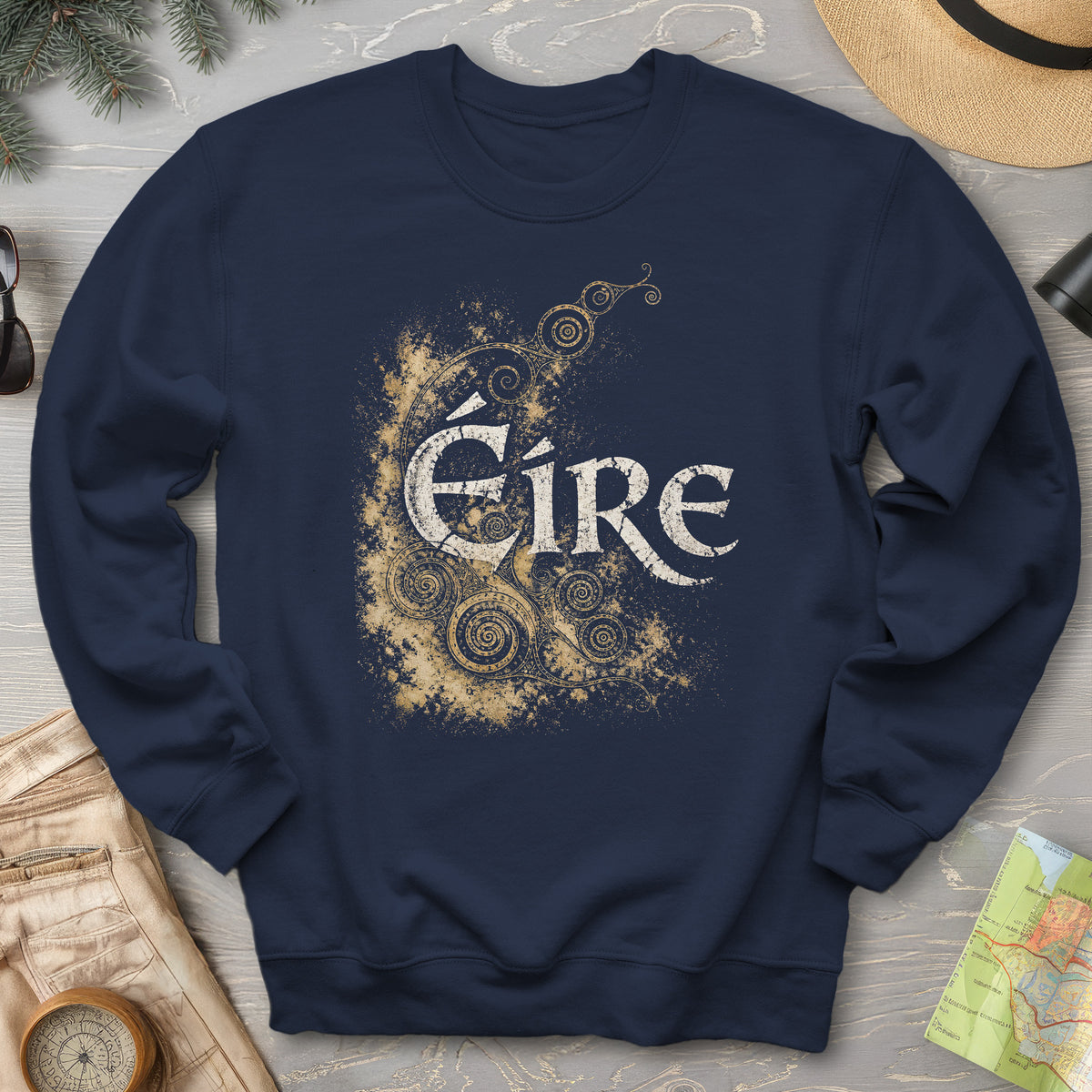 Éire Ancient Spirals Sweatshirt