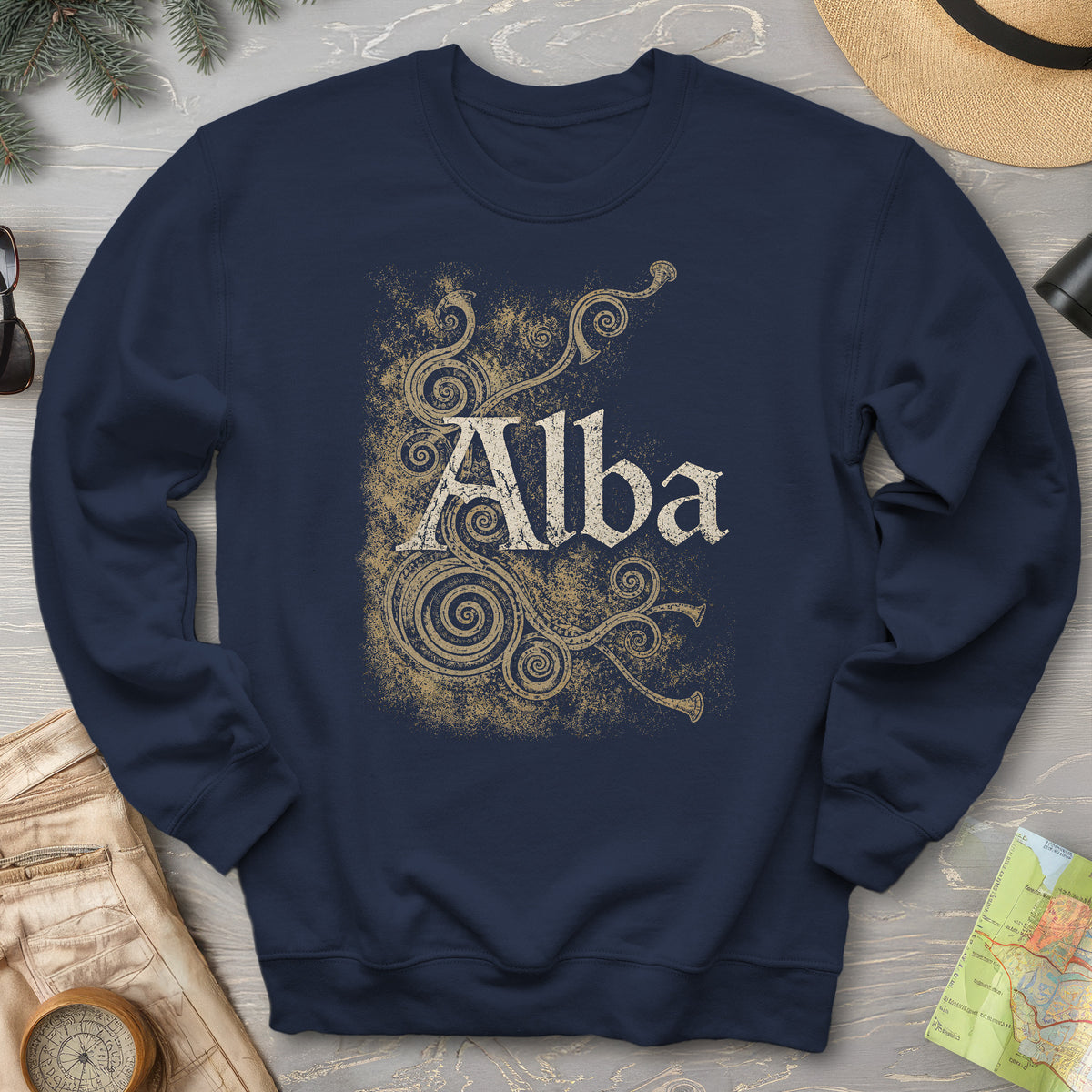 Alba Ancient Spirals Sweatshirt