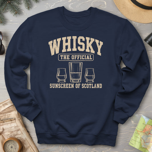 Whisky Scottish Sunscreen Sweatshirt