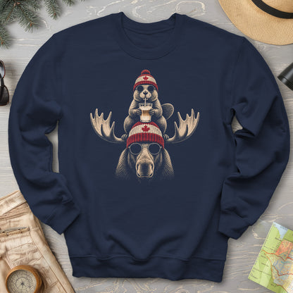 Beaver Moose Canada Sweatshirt