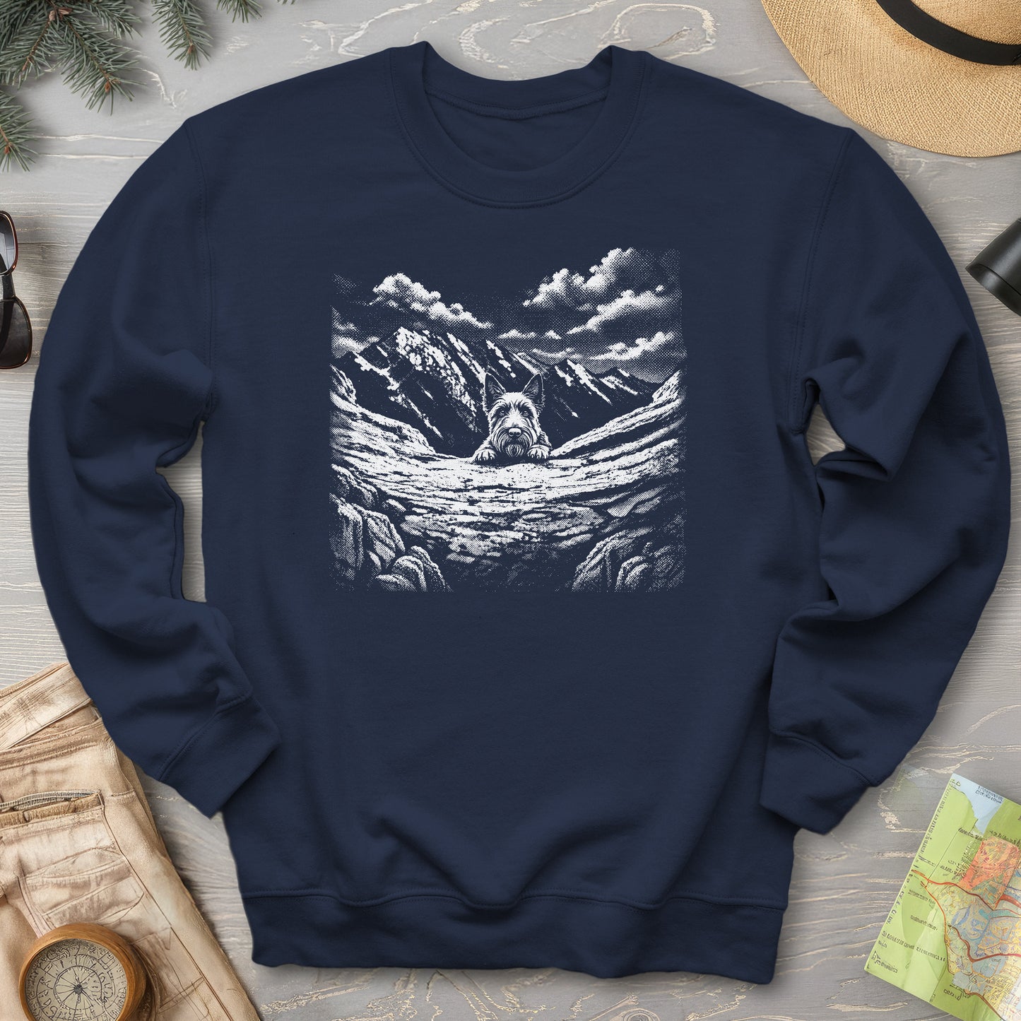 Watchful Scottish Terrier Sweatshirt
