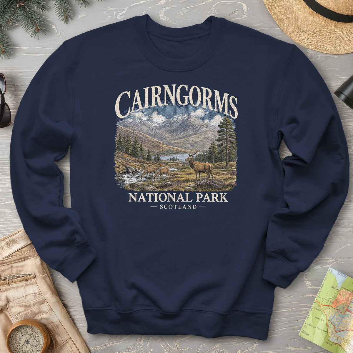 Cairngorms National Park Scotland Sweatshirt
