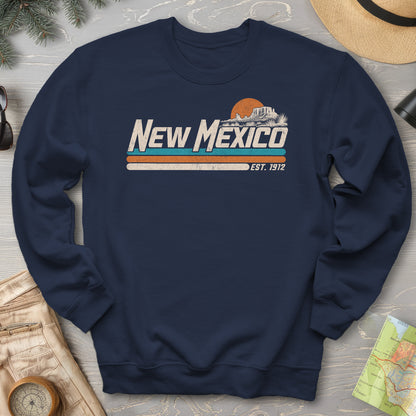 New Mexico Retro Stripe Sweatshirt