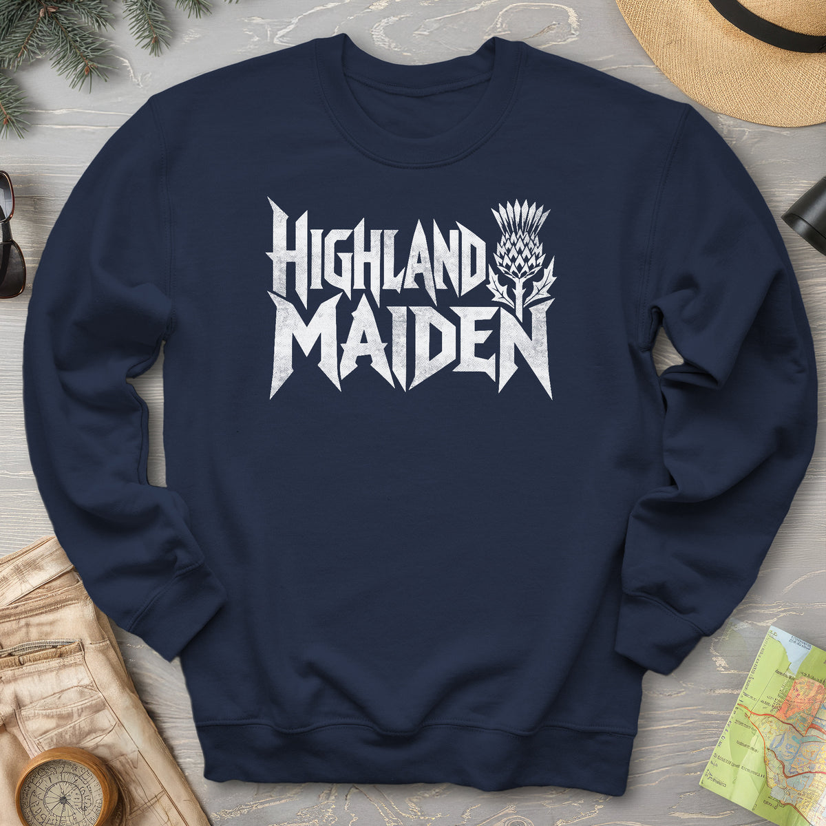 Highland Maiden Thistle Sweatshirt