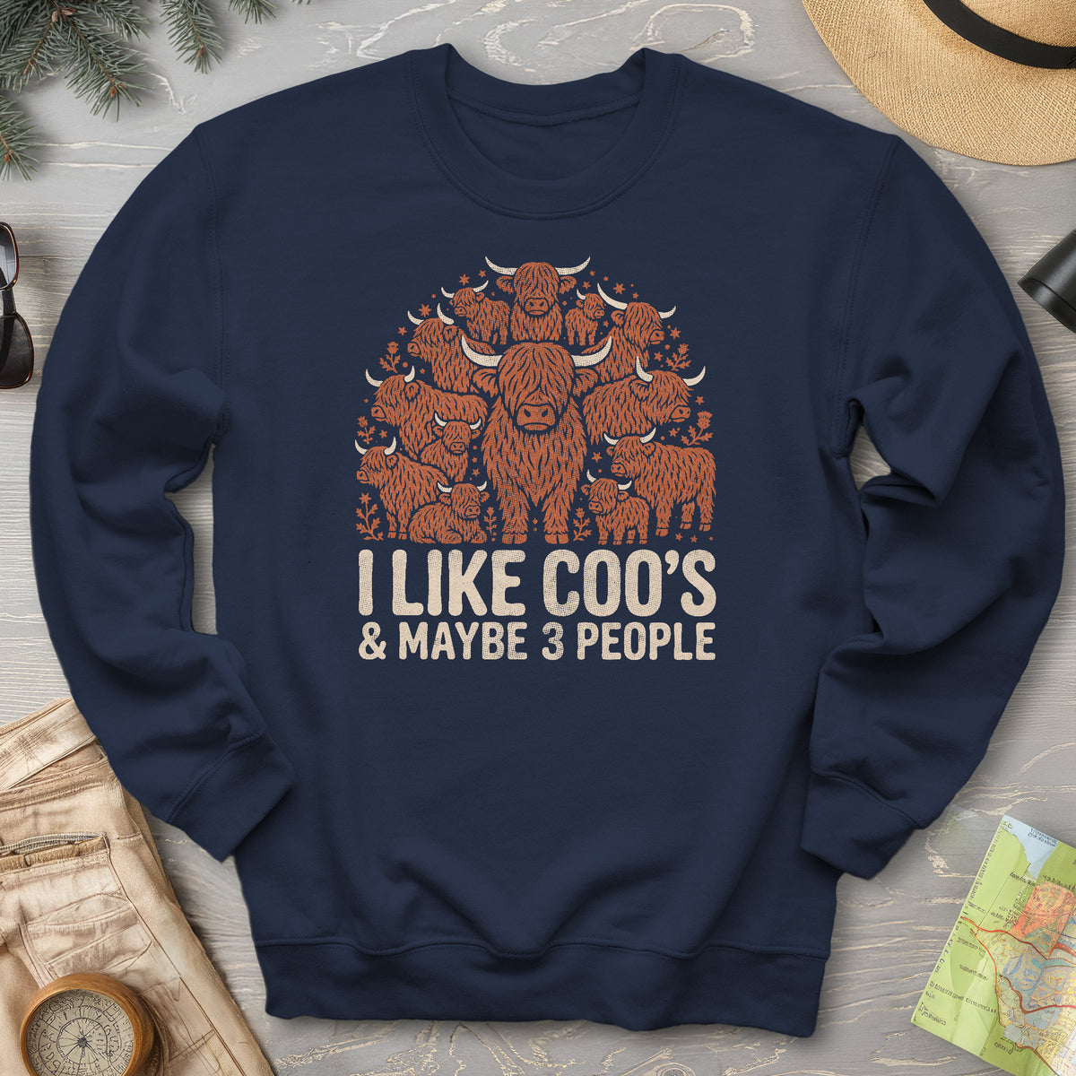 I Like Coos Sweatshirt