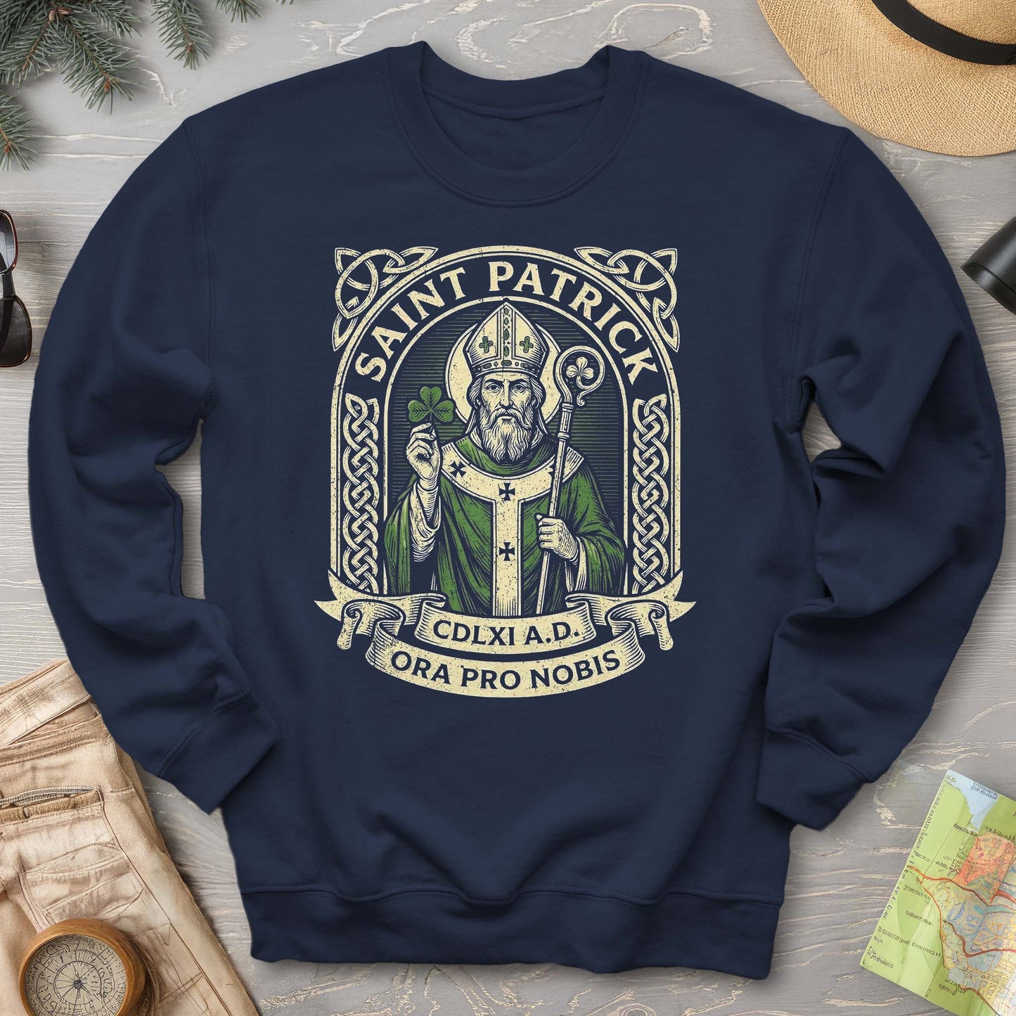 Saint Patrick Ora Pro Nobis Sweatshirt