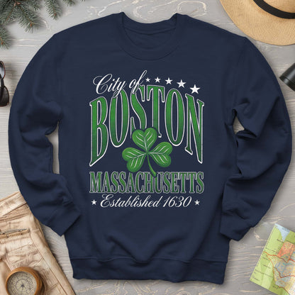 Boston Varsity Shamrock Sweatshirt