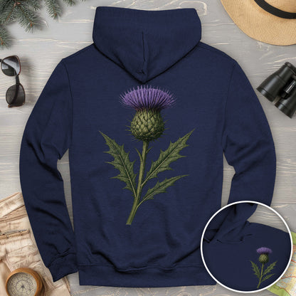 Thistle of Scotland Front/Back Print Hoodie