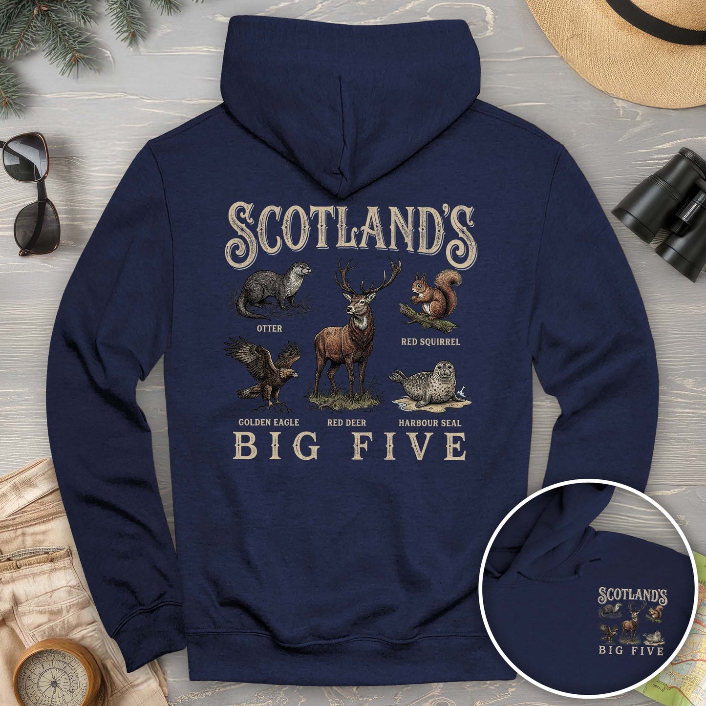 Scotland's Big Five Hoodie
