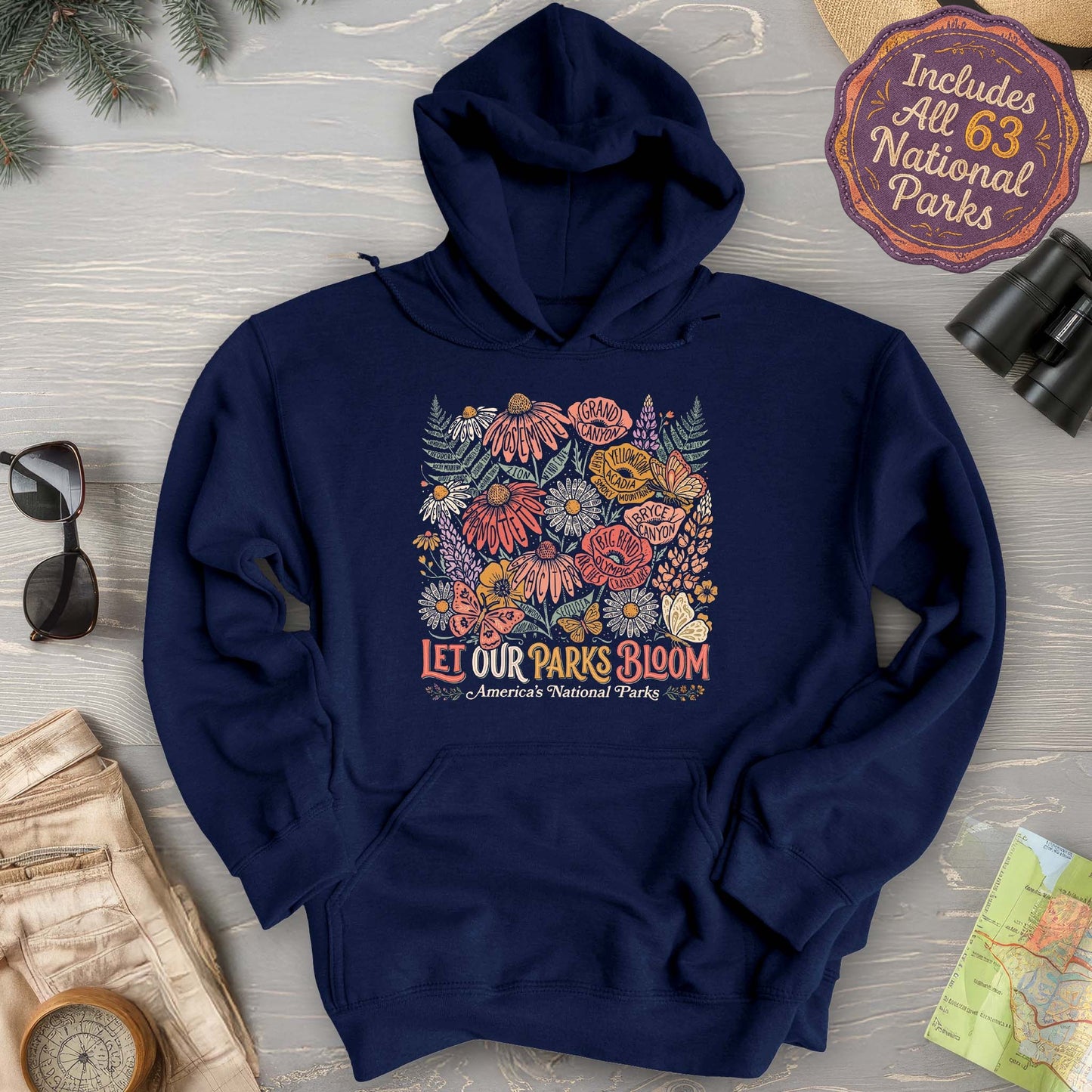 Let Our Parks Bloom Hoodie
