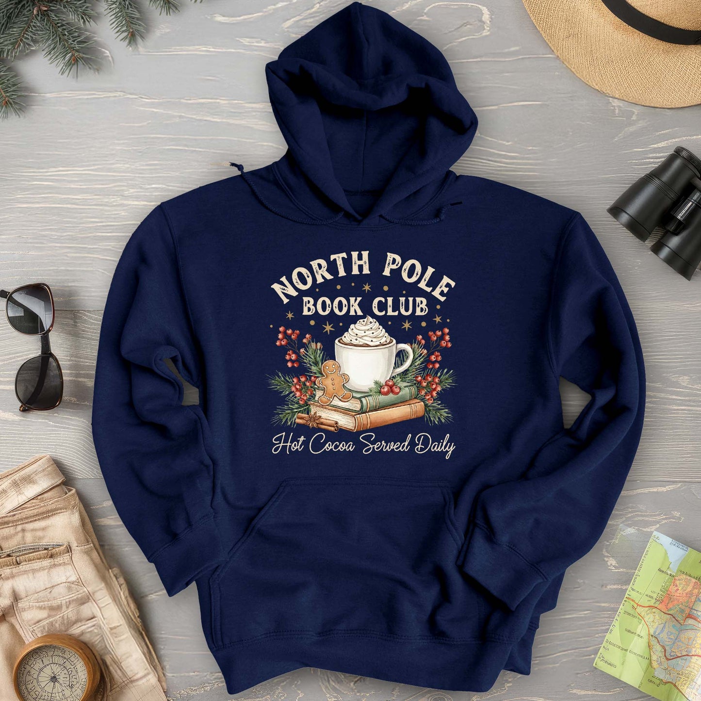North Pole Book Club Hoodie