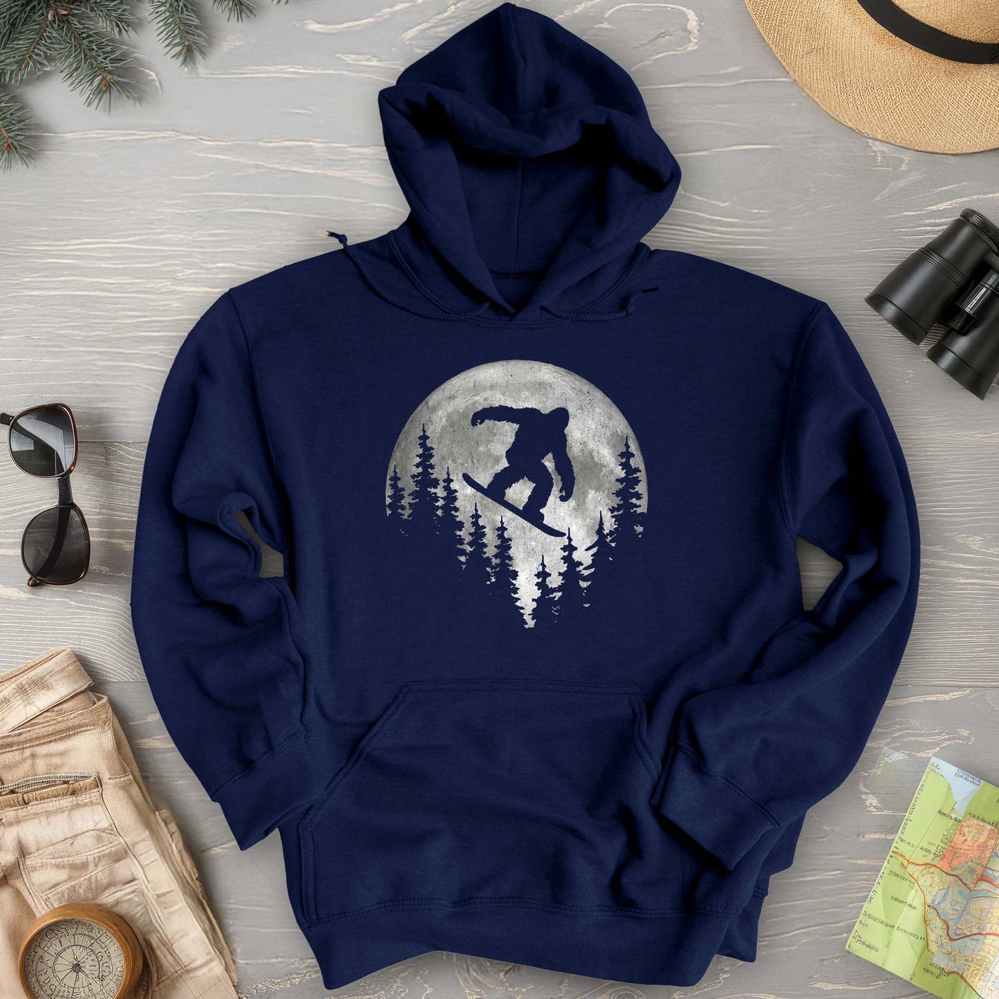 Bigfoot Snowboard Hoodie