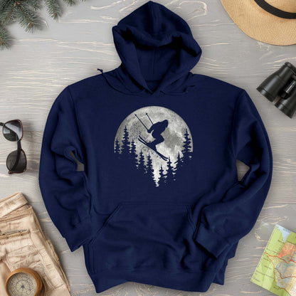 Bigfoot Ski Moon Hoodie