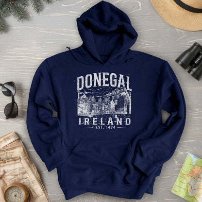 Donegal Ireland Vintage Print Hoodie