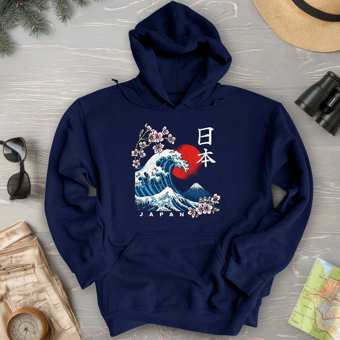 Japan Wave Hoodie