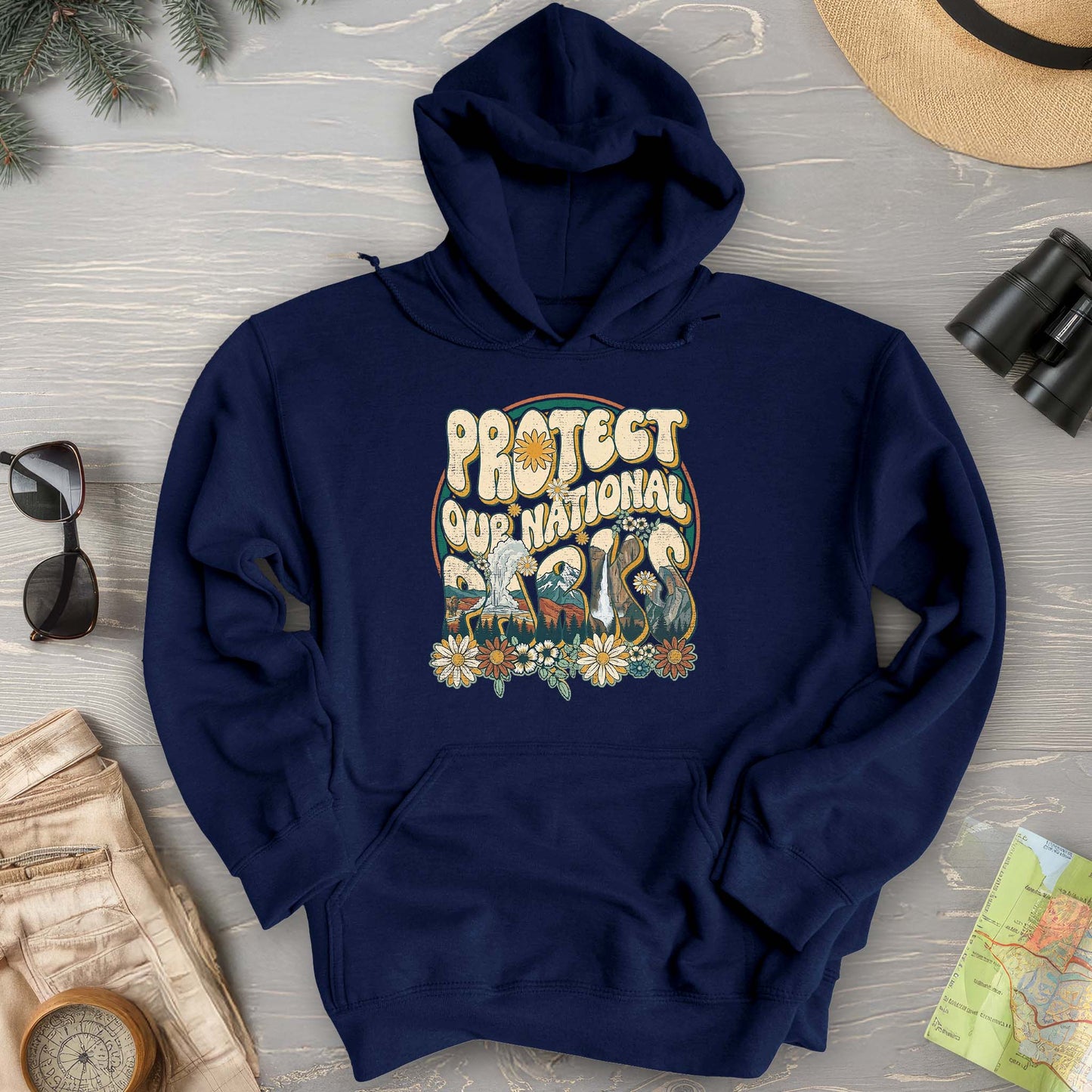 Protect Our Parks Groovy Hoodie