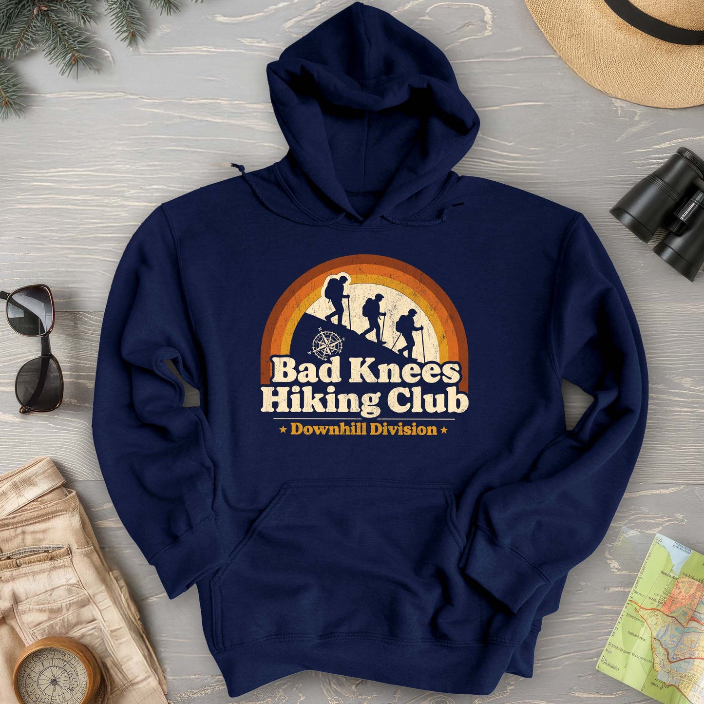Bad Knees Hiking Club Hoodie