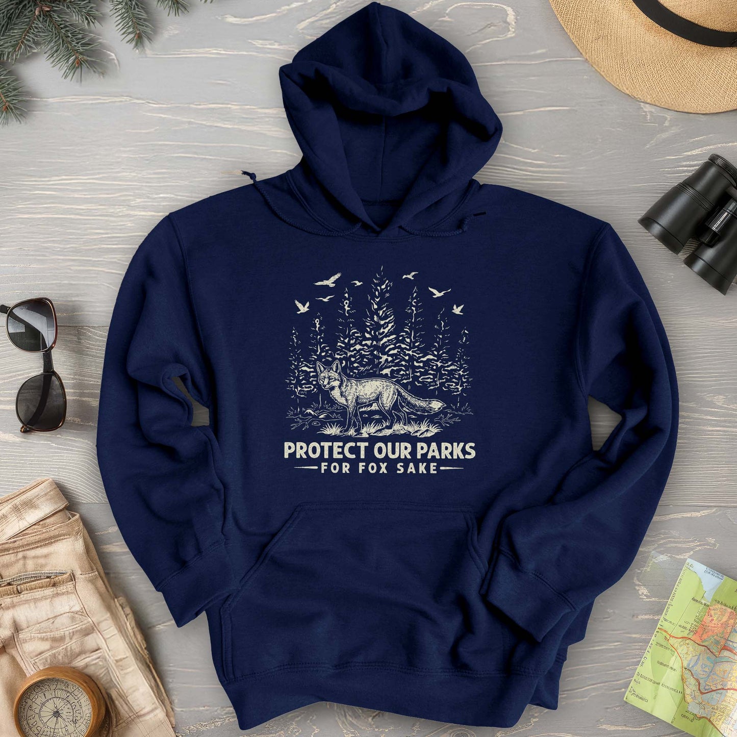 Protect Our Parks Fox Sake Hoodie