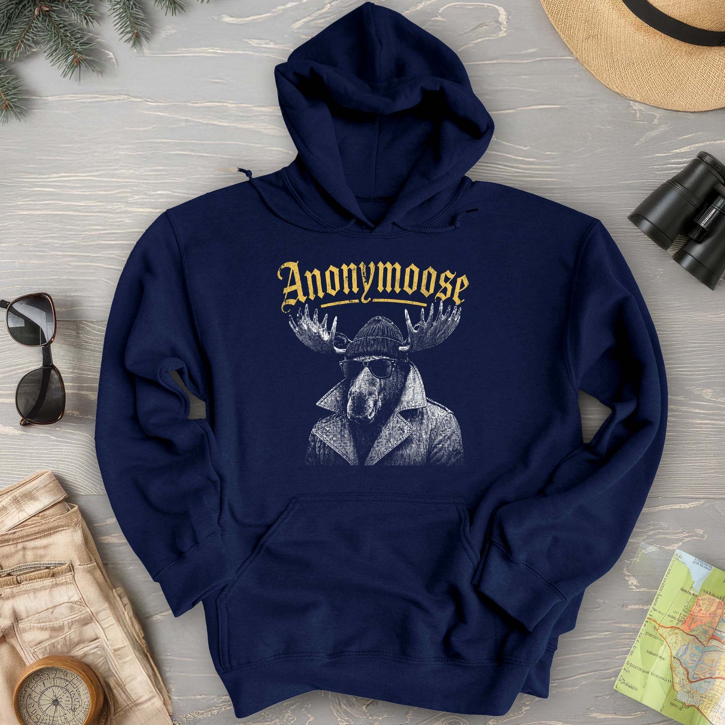 Anonymoose Halftone Hoodie