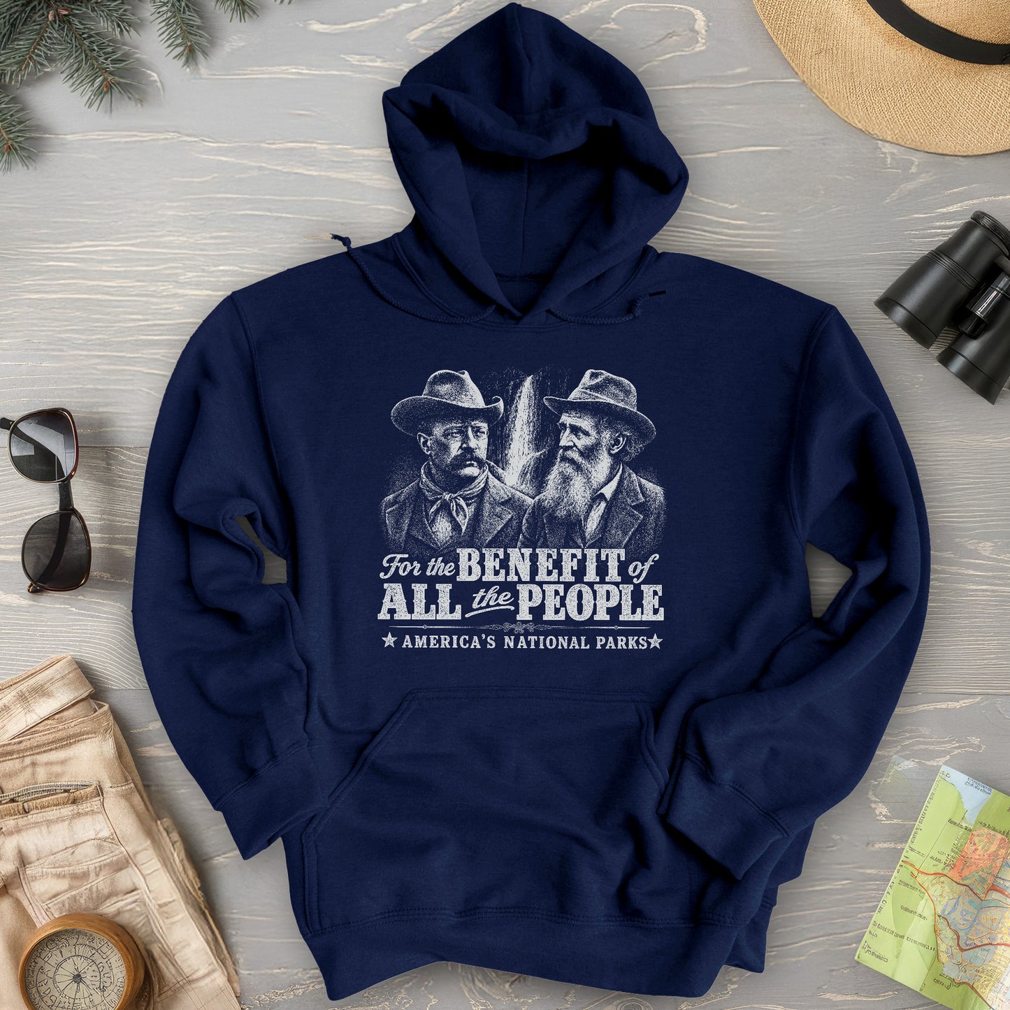Roosevelt and Muir Hoodie