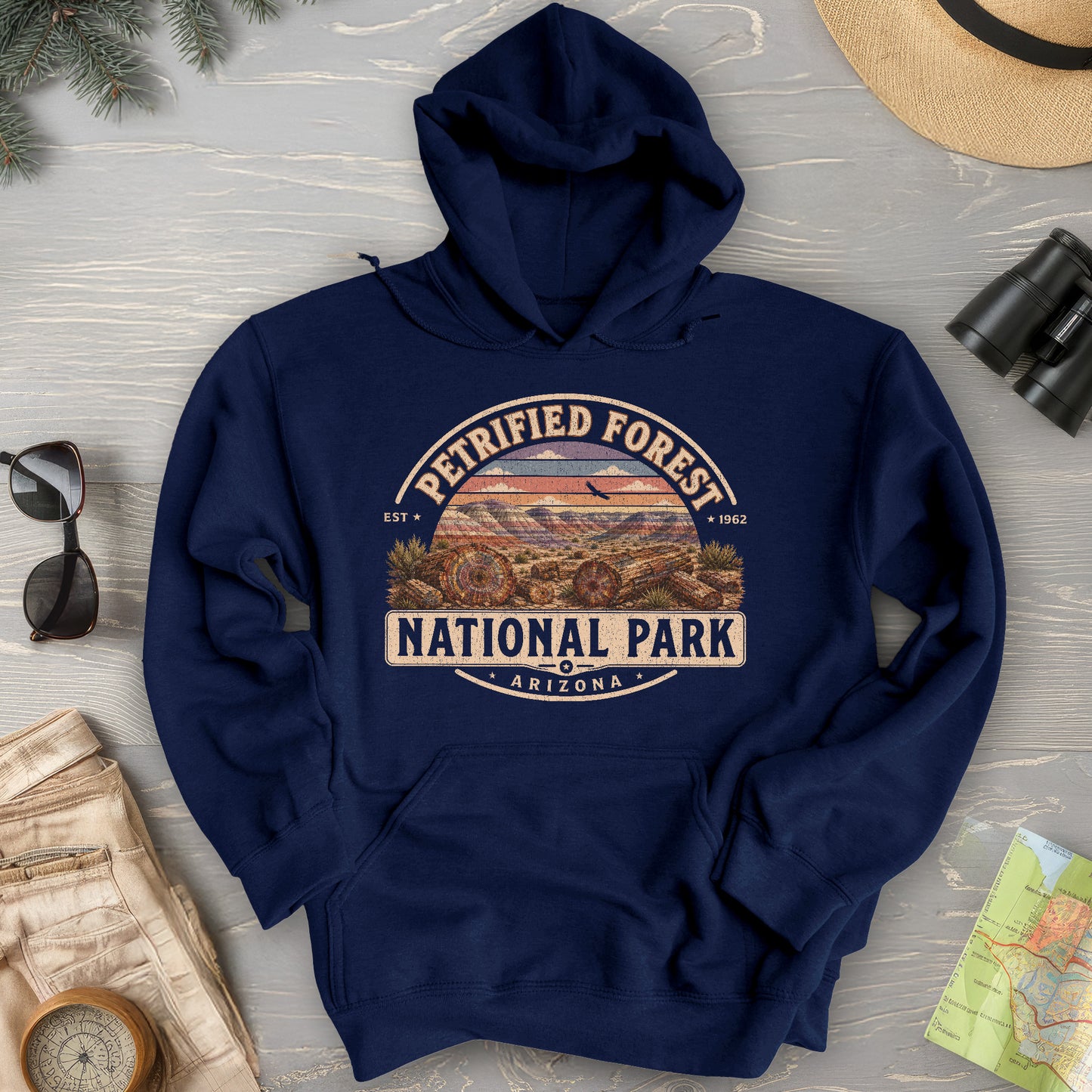 Petrified Forest Medallion Hoodie