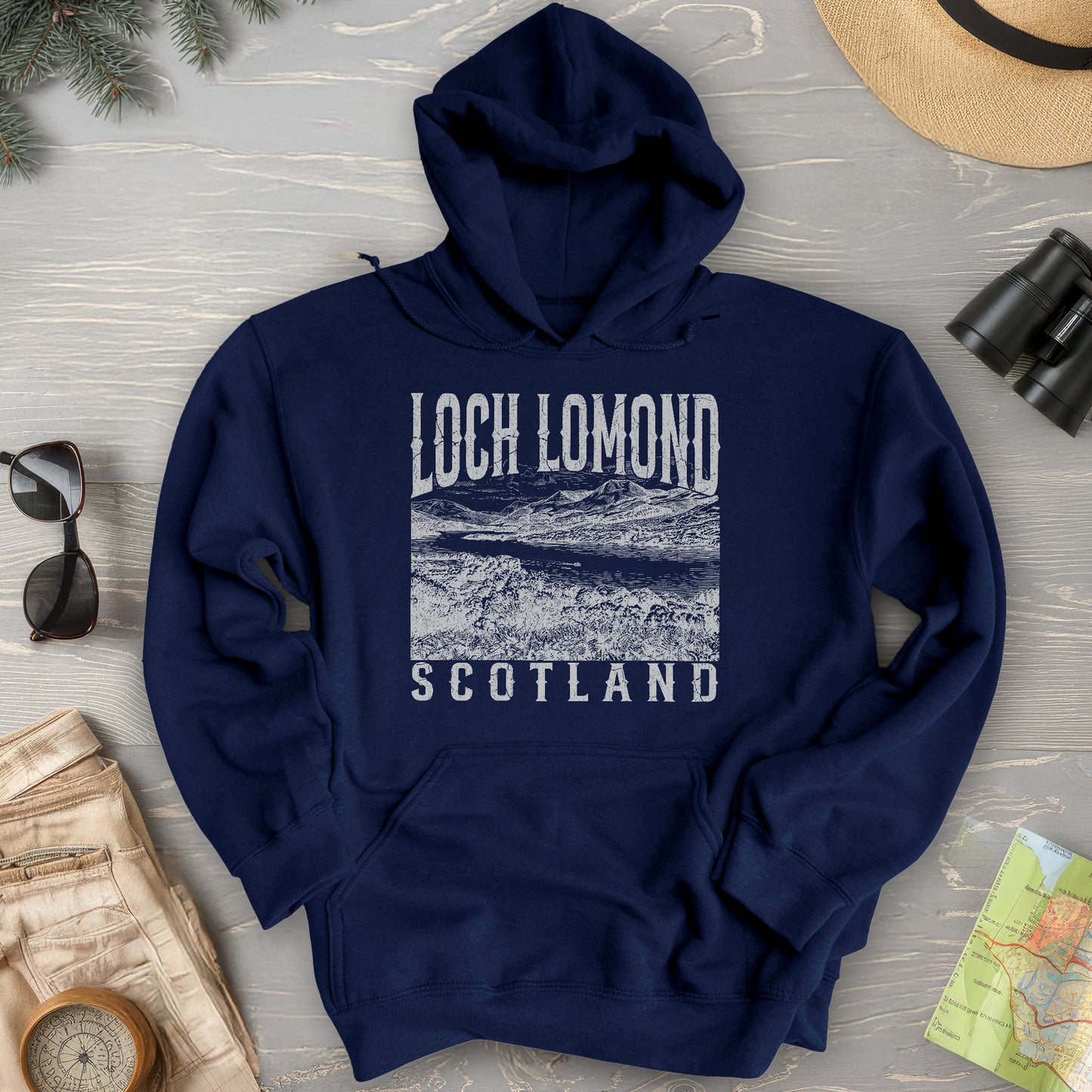 Loch Lomond Sketch Hoodie