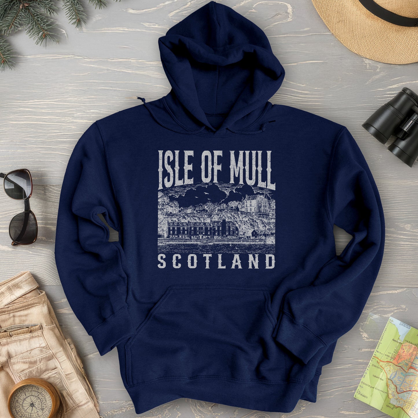 Isle of Mull Sketch Hoodie