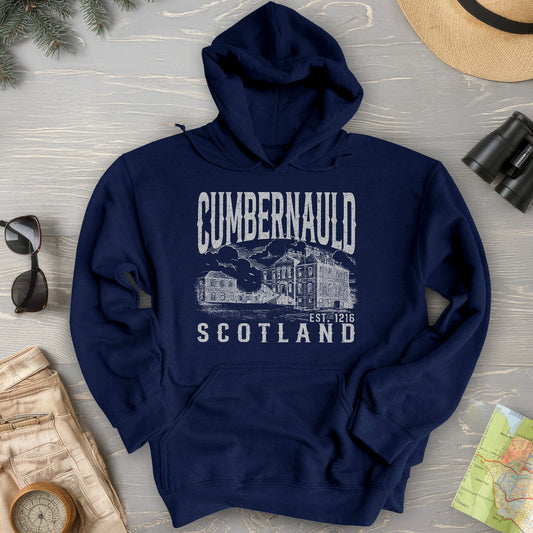 Cumbernauld Scotland Sketch Hoodie