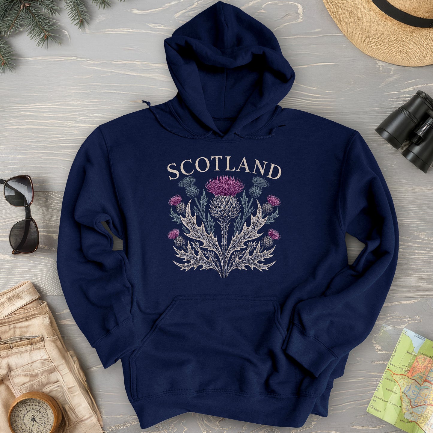 Scotland Thistle Echo Hoodie