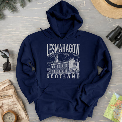 Lesmahagow Scotland Sketch Hoodie