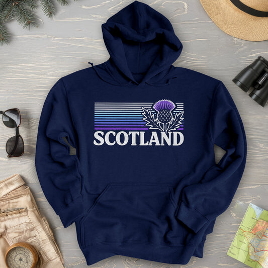 Scotland Retro Thistle Hoodie