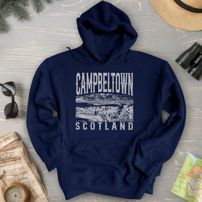Campbeltown Scotland Sketch Hoodie