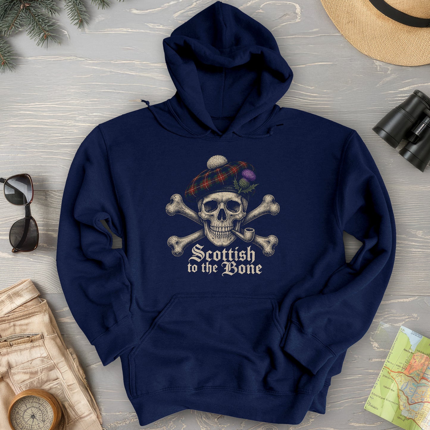Scottish Crossbones Hoodie