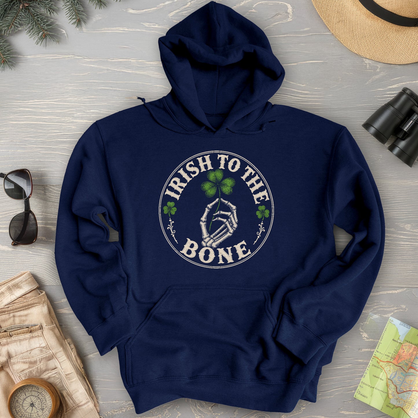Irish Bone Hand Hoodie