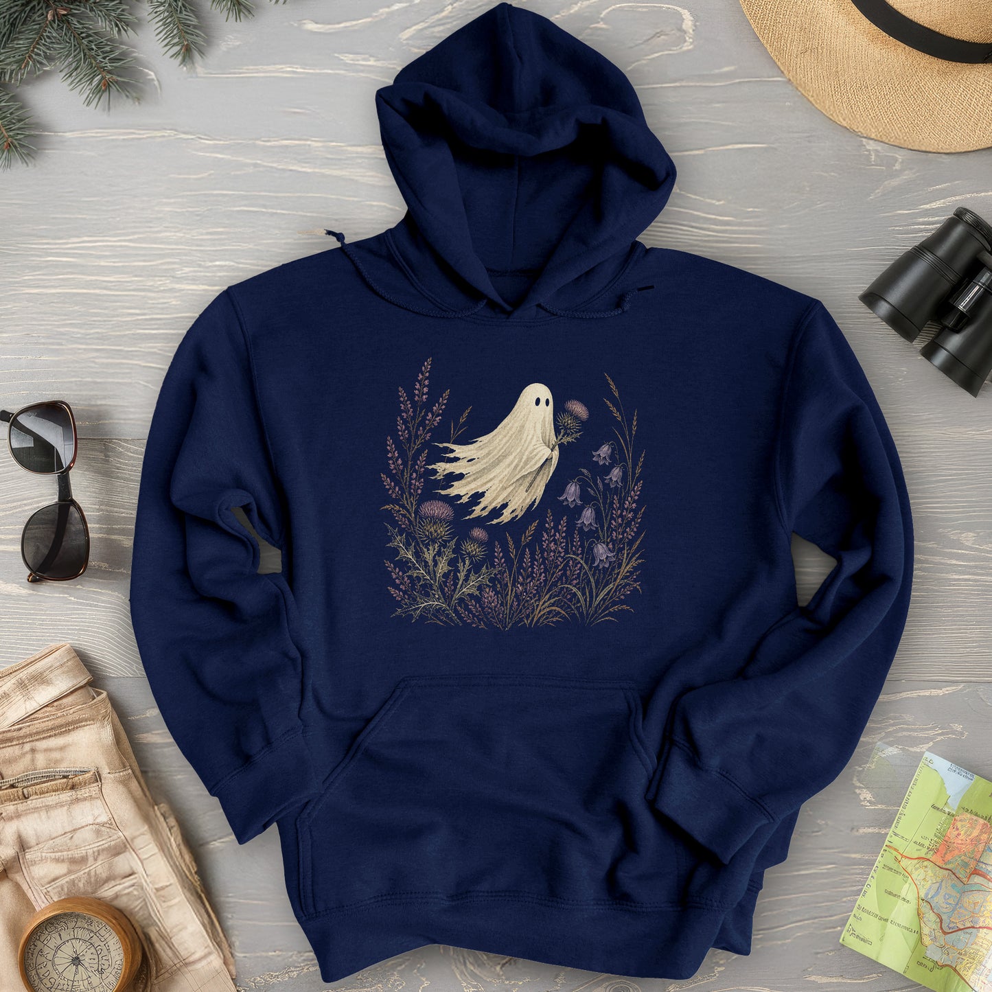 Thistle Ghost Florals Hoodie