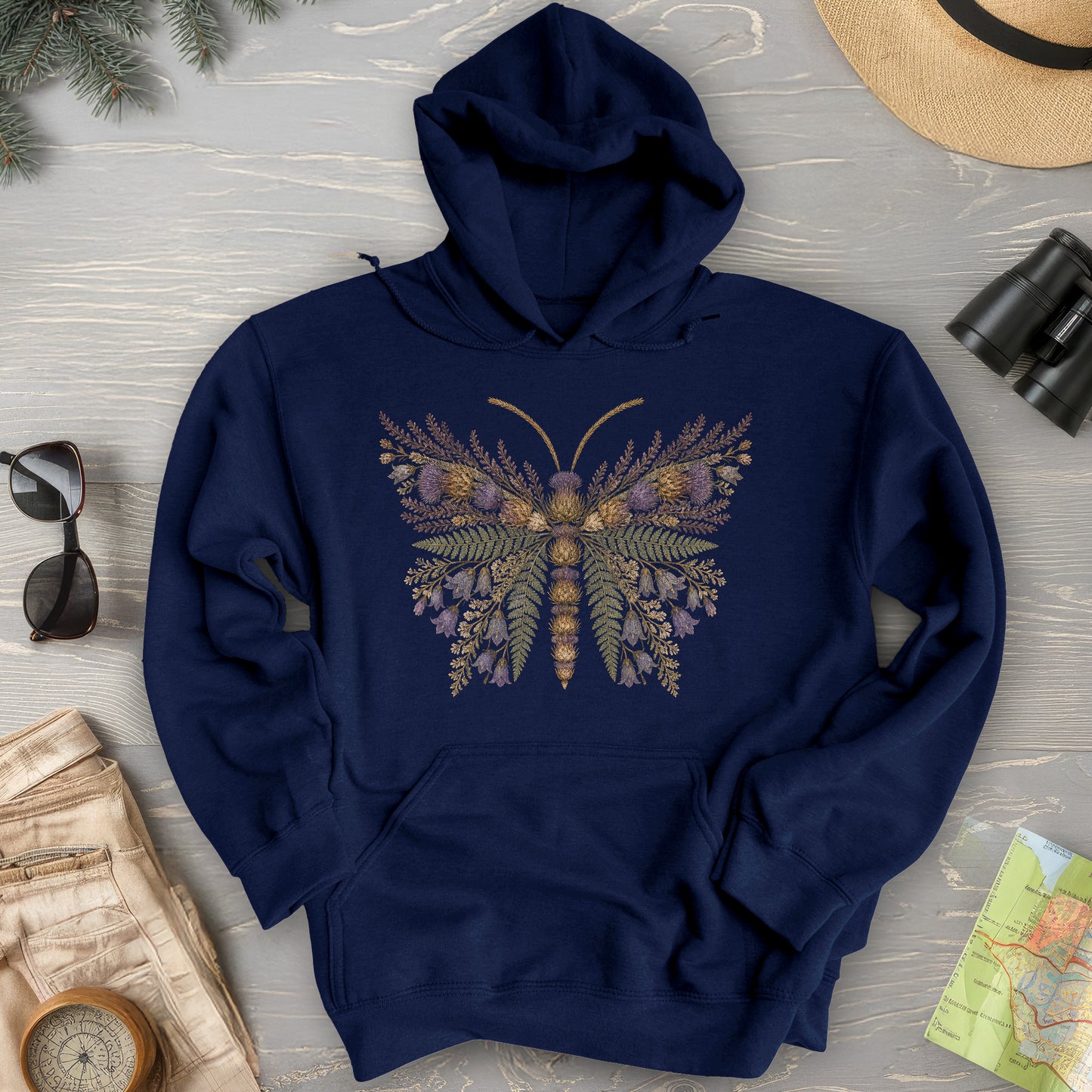 Thistle Butterfly Hoodie