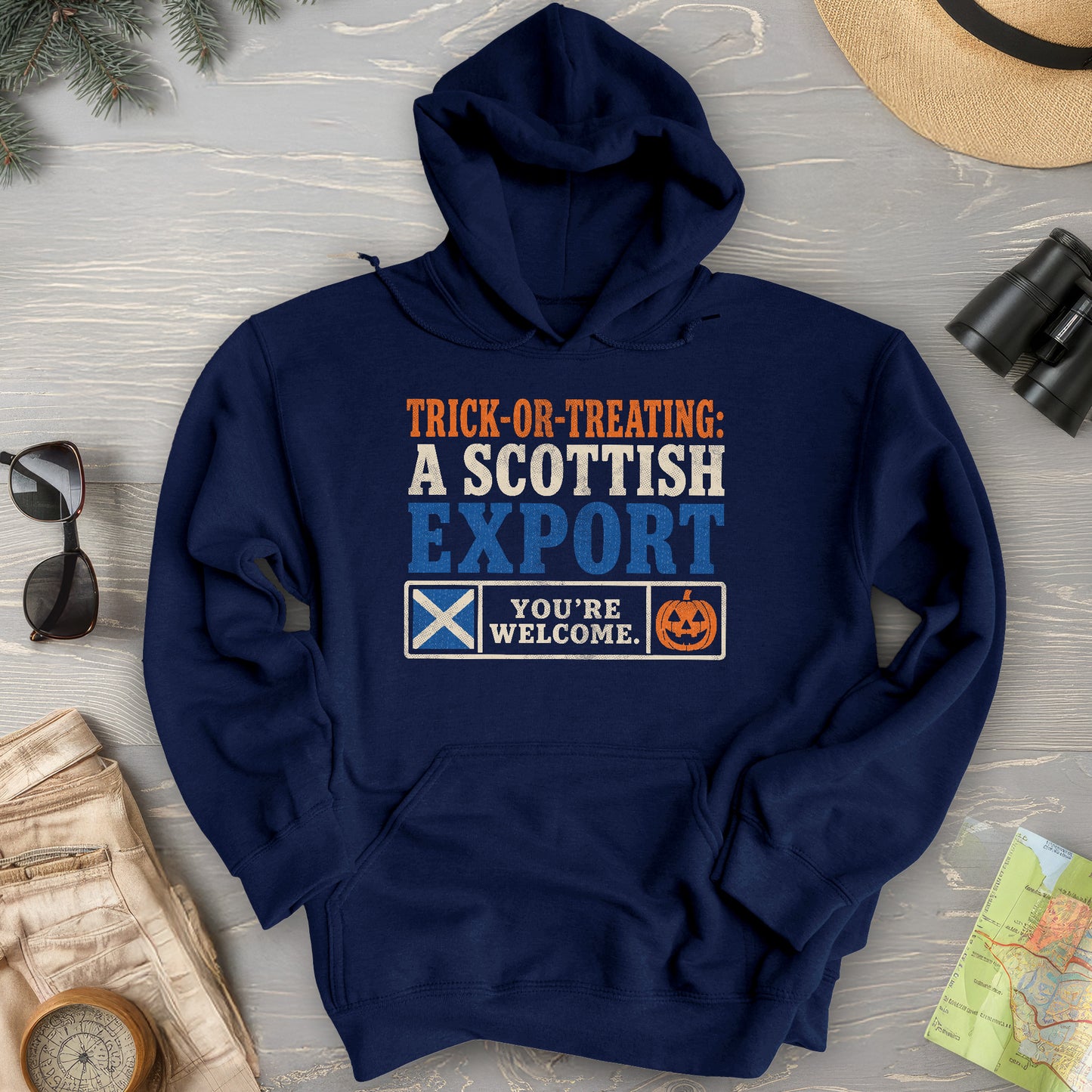 Trick Or Treat Scottish Hoodie