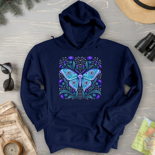 Emperor Moth Thistle Hoodie
