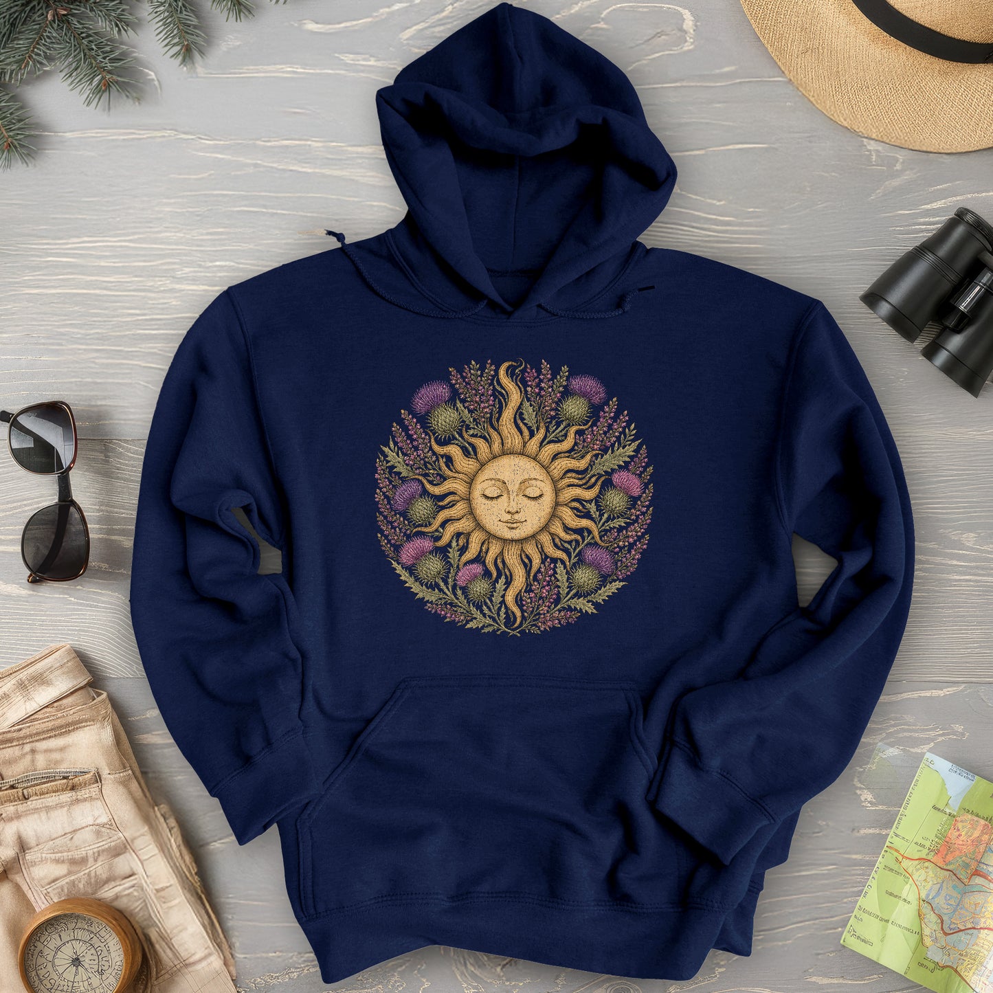 Thistle Celestial Sun Hoodie
