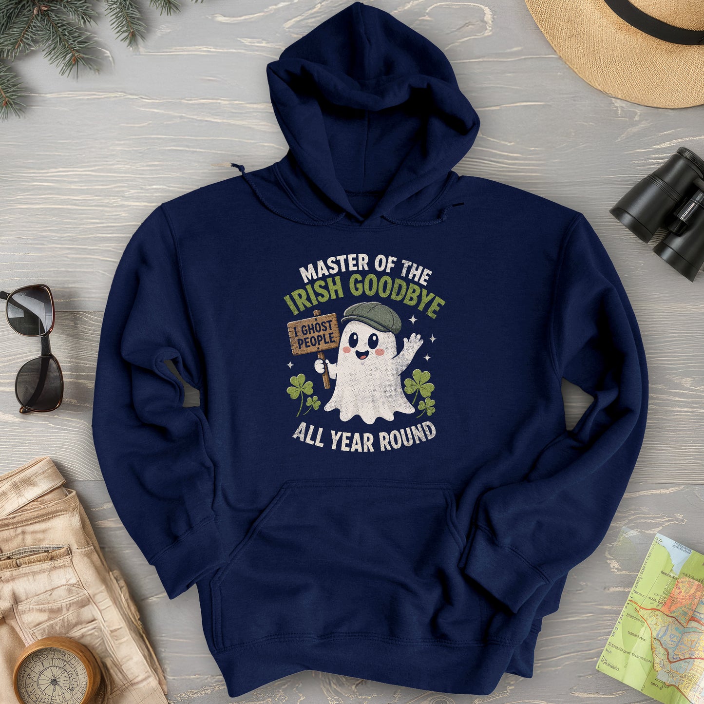 Irish Goodbye Ghost Hoodie