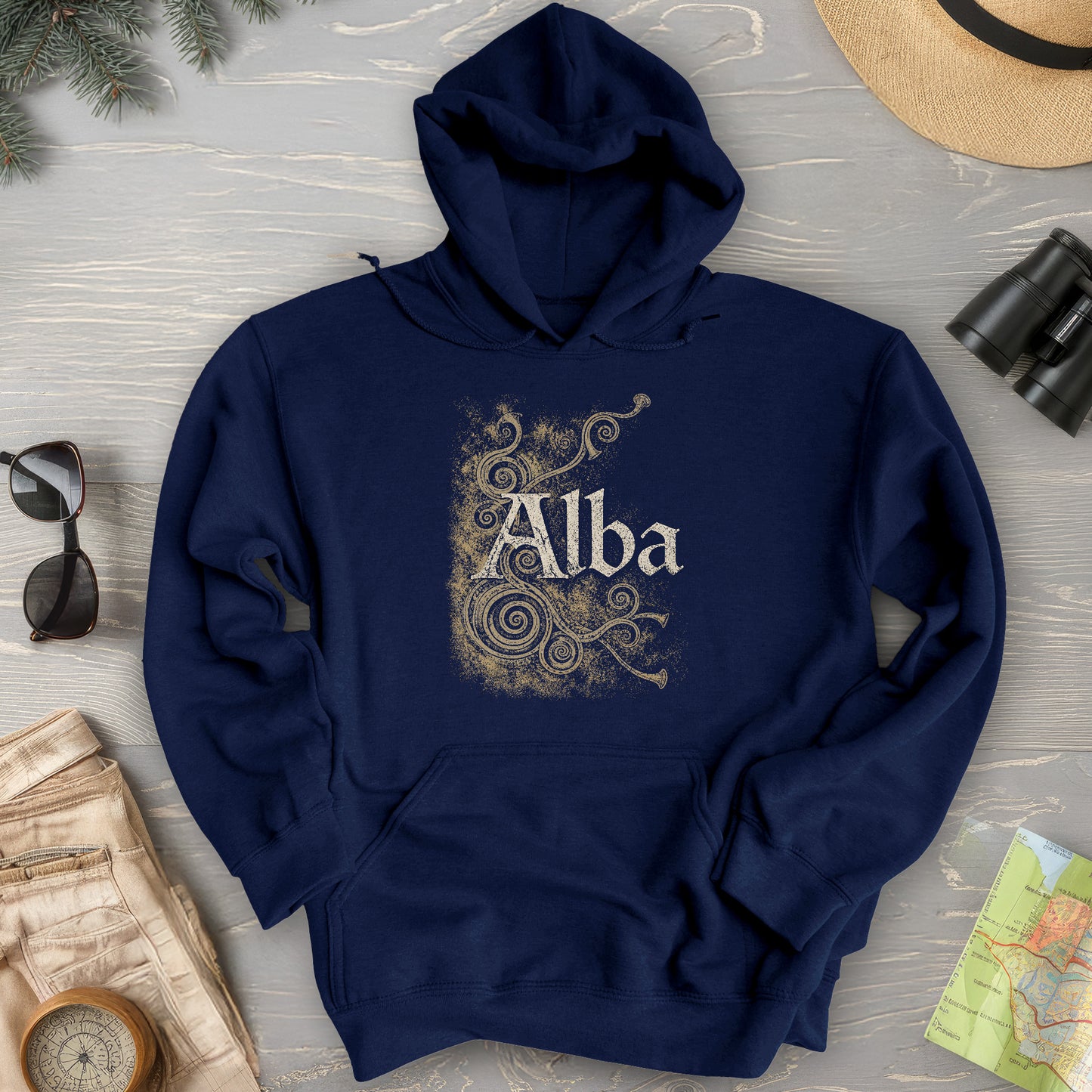 Alba Ancient Spirals Hoodie
