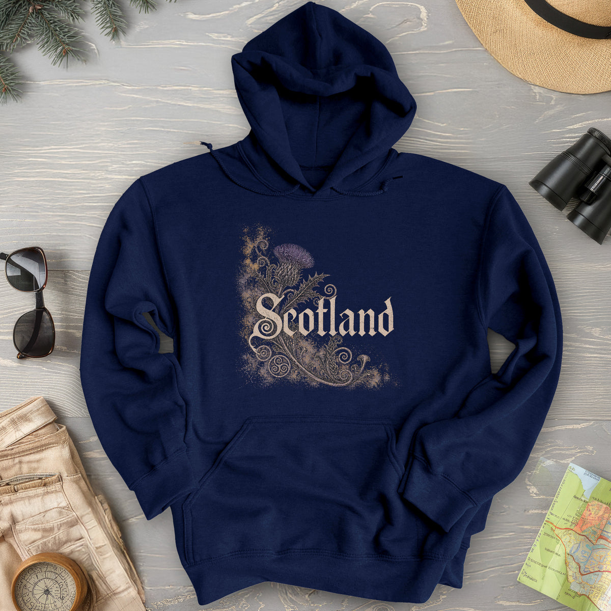 Scotland Ancient Symbols Hoodie