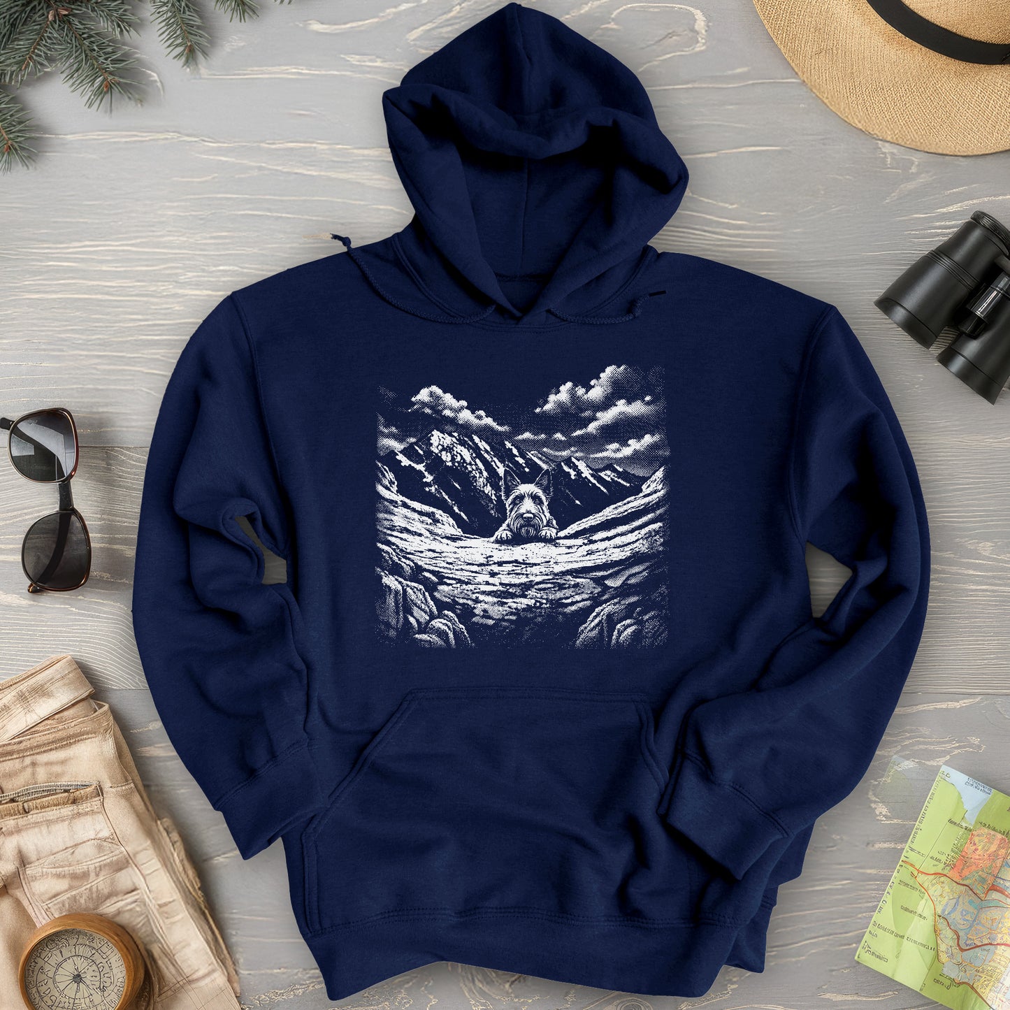 Watchful Scottish Terrier Hoodie